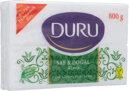 Duru Saf & Doğal Klasik Kalıp Sabun, 800 gr