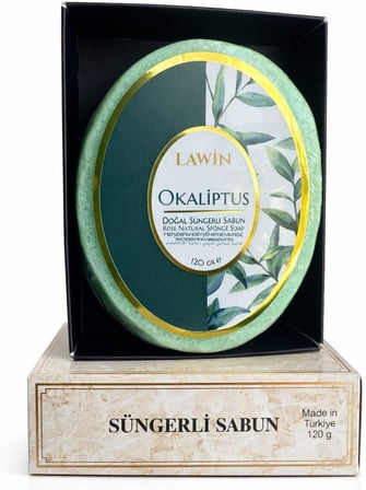 Okaliptus Özlü Doğal Süngerli Sabun, 120