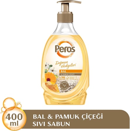 Doğanın Hediyeleri Bal & Pamuk Çiçeği Sıvı Sabun 400 G