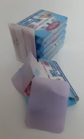 Eriyen Kağıt Sabun 5'li Paket - 50 Adet Tek Kullanımlık Eriyen Sabun Yaprağı - Ortak Kullanım Alanlarında ve Dış Mekanlarda Kişisel Hijyen Sağlar - Yerli Üretim