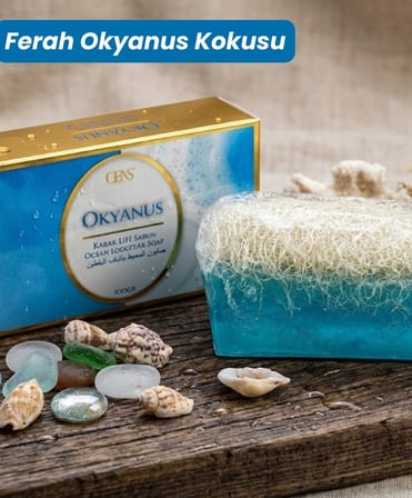 Kabak Lifli Okyanus Doğal Sabun – Ferahlatıcı ve Peeling Etkili Kalıp Sabun