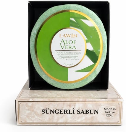 aloe vera özlü doğal süngerli sabun hassas ciltler için nemlendiricin köpüren kokulu banyo süngerli sabun