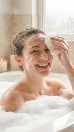 aloe vera özlü doğal süngerli sabun hassas ciltler için nemlendiricin köpüren kokulu banyo süngerli sabun