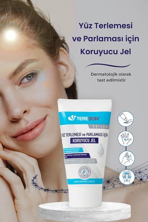 Yüz Terlemesi ve Parlaması için Koruyucu Jel, 50ml