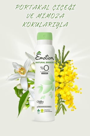 EMOTION Natural Breeze Deodorant, 150 Mililitre