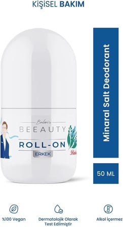 Erkek Mineral Salt Deodorant Roll - On