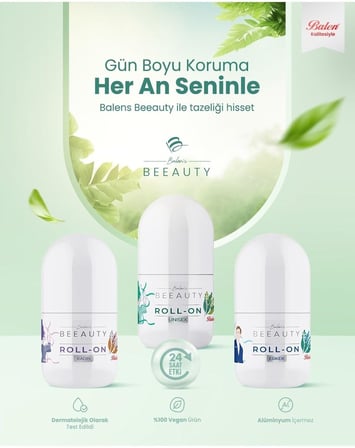 Erkek Mineral Salt Deodorant Roll - On