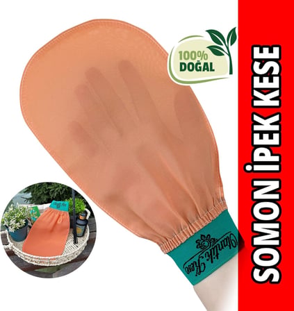 Kese, Banyo Kesesi, Hamam Kesesi, Duş Kesesi, Vücut Kesesi, Duş Lifi, Banyo Lifi, Peeling Eldiveni, Tellak Kese, Lastikli Banyo Duş Kesesi, Somon İpek Banyo Kesesi