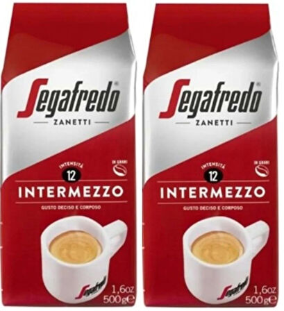 Segafredo Zanetti Intermezzo Çekirdek Kahve 1 kg ( 500 gr x 2)