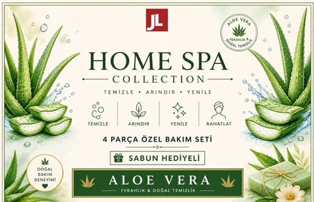 Natural Care Aloe Vera Sabun Hediyeli 4 Parçalı Doğal Cilt Bakım Seti, Kabak Lifi, Pomza Taşı, Bursa Kesesi, Kurutulmuş Gül Yaprağı