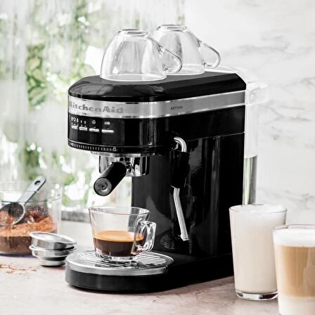 Kitchen Aid 5KES6503EOB Siyah Espresso & Cappuccino Makinesi