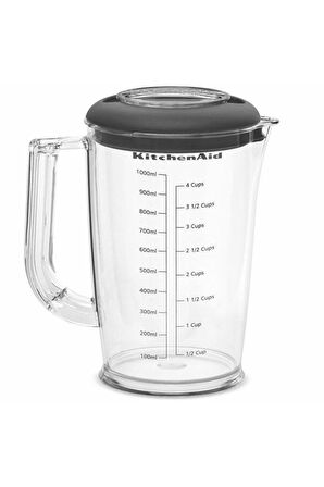 KitchenAid 5KHBV83DG 180 Watt Aksesuarlı Gri El Blenderı