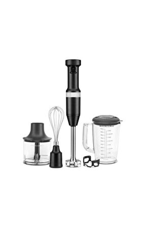 KitchenAid Aksesuarlı El Blenderı Seti Matte Black 5khbv83ebm