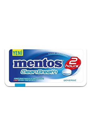 Mentos Clean Breath Nane 12Adet x 21Gram
