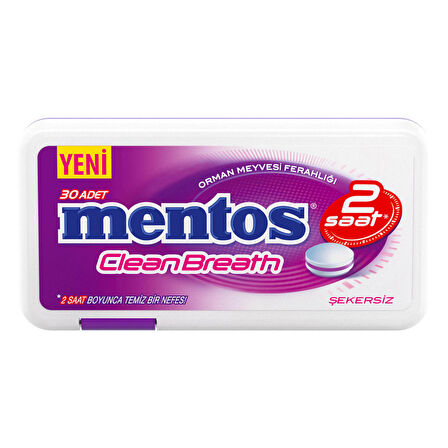 Mentos Clean Breath Orman Meyvesi 12Adet x 21Gram