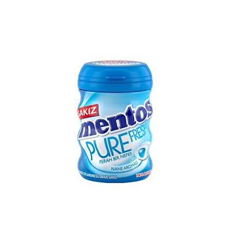 Mentos Pure Fresh Nane Aromalı Draje Sakız 4Adet x 60Gram