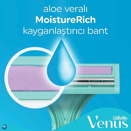 Simply Venus 2 Kullan At Kadın Tıraş Bıçağı 4'lü