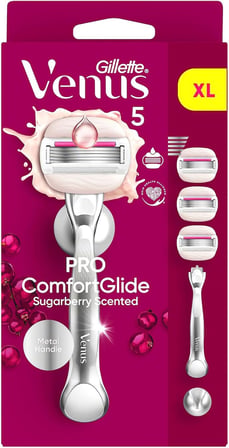 Pro ComfortGlide Sugarberry Kokulu Kadın Tıraş Bıçağı, 3 Yedek Tıraş Bıçağı