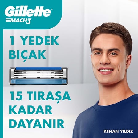 Mach3 Avantajlı Yedek Tıraş Bıçağı 8 Adet