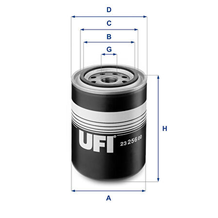 Ufi YAĞ FİLTRESİ NISSAN 23.256.00