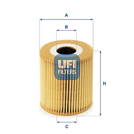 Ufi YAĞ FİLTRESİ S40 C70 S70 S60 S80 V40 V70 XC70 XC90 25.018.00