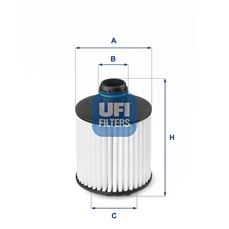 Ufi YAĞ FİLTRESİ FIORINO PUNTO 500L 25.139.00