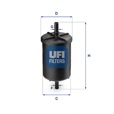 Ufi YAKIT FILTRESI CITROËN, DACIA, DS AUTOMOBILES, NISSAN 31.948.00