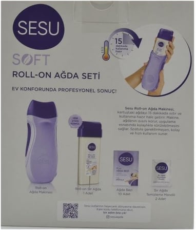 Roll-On Ağda Mor Makineli Set Soft 2022 Kadınlar İçin
