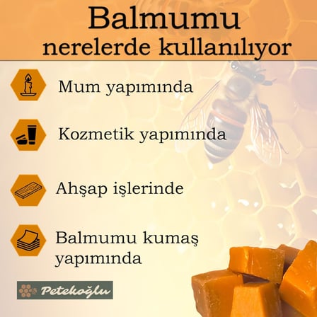 (400 Gram) Doğal katkısız Balmumu Saf Balmumu Beeswax Arı Mum