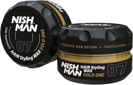 Saç Şekillendirici Wax 07 Gold One, 150 ML | Tüm Saç Tipleri | Ekstra Güçlü, Islak ve Parlak Görünüm