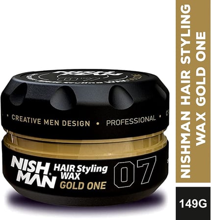 Saç Şekillendirici Wax 07 Gold One, 150 ML | Tüm Saç Tipleri | Ekstra Güçlü, Islak ve Parlak Görünüm