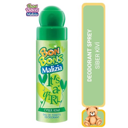 Bon Bons Çocuk Deodorant Sprey Siber Kivi 75 ml
