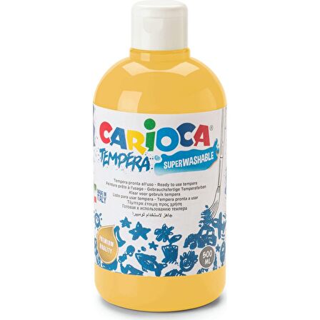 Carioca Tempera Suluboya Süper Yikanabilir Sari 250 Ml.