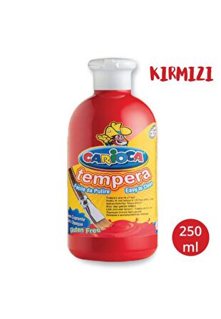 Carioca Ko024/04 Guaj Boya (Süper Yıkanabilir) 250 Ml Kırmızı