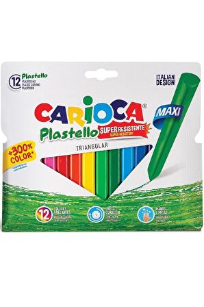 Carioca Plastello Jumbo Üçgen Pastel Boya