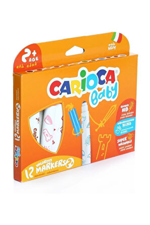 Jumbo Bebek Süper Yıkanabilir Keçeli Boya Kalemi 12’li