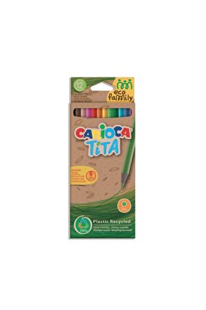 Carioca Eco Famıly Tita Kuru Boya Kalemi 12'li