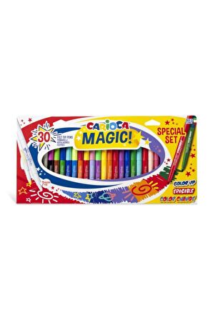 Carioca Sihirli Keçeli Boya Kalemi 30'lu Özel Set 43183