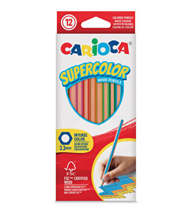 Carioca Supercolor Kuru Boya 12 Renk