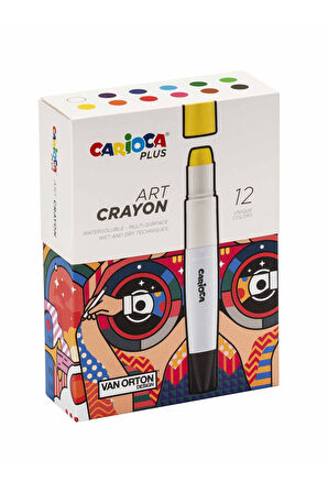 CARİOCA PLUS ART CRAYON BOYA 12Lİ (SERT KUTU)