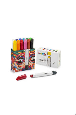 CARİOCA PLUS ART CRAYON BOYA 12Lİ (SERT KUTU)