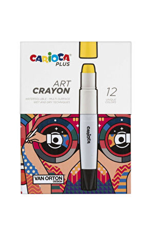 CARİOCA PLUS ART CRAYON BOYA 12Lİ (SERT KUTU)