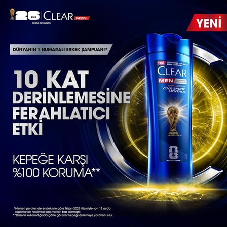 Men Cool Sport Menthol Kepeğe Karşı Etkili Şampuan 350 ml