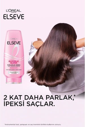 Elseve Glycolic Gloss Parlaklık Veren Saç Bakım Kremi 250ml