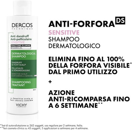 Dercos Anti Dandruff Hassas Saç Derisi İçin Kepek Karşıtı Şampuan 200 ml