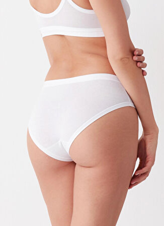 Cotonella Beyaz Kadın Külot 3lü 3363