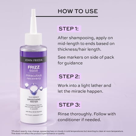 Frizz Ease İpeksi Yumuşaklık için Nemlendirici Su 200 ml