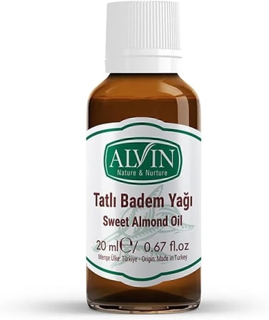 Badem Yağı Almond Oil, Doğal, 20 ml