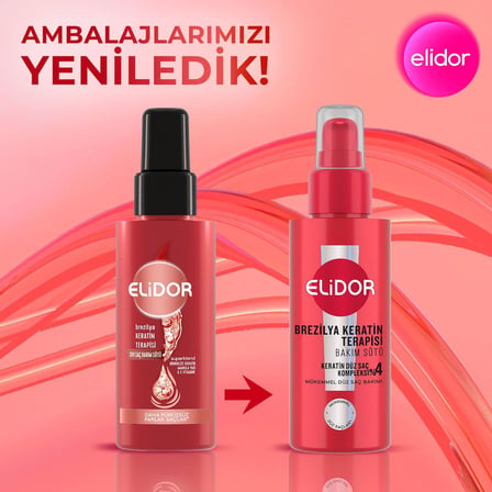 Seyahat Boy Saç Bakım Sütü Brezilya Keratin Terapisi 90 ml