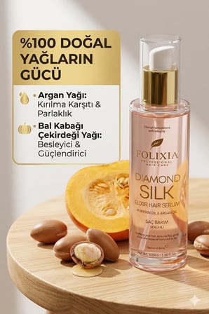 Argan Yağı & Kabak Çekirdeği Saç Bakım Yağı 100 ml